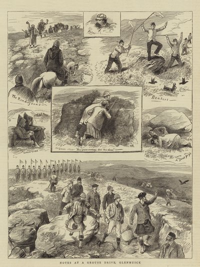 Muistiinpanot Grouse Drivessa, Glenmuickissa tekijältä William Ralston